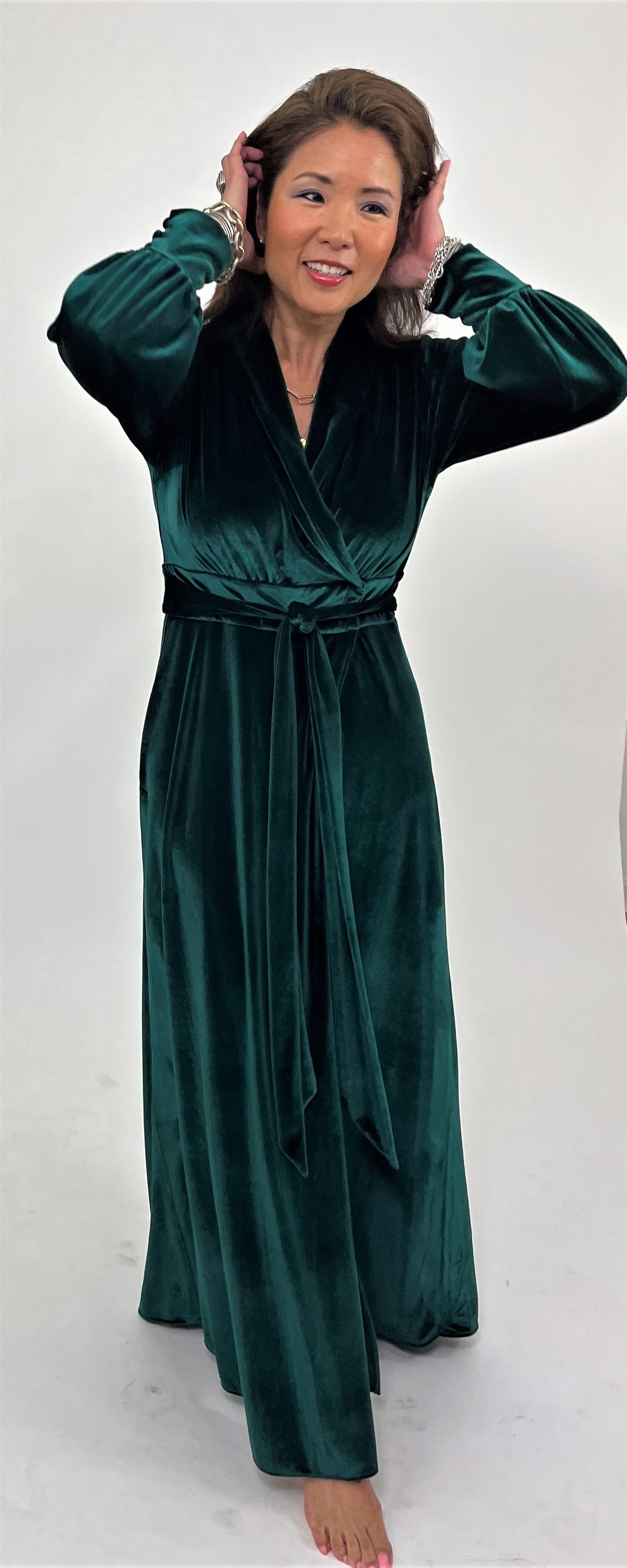 Green-Rose Kernael Robe