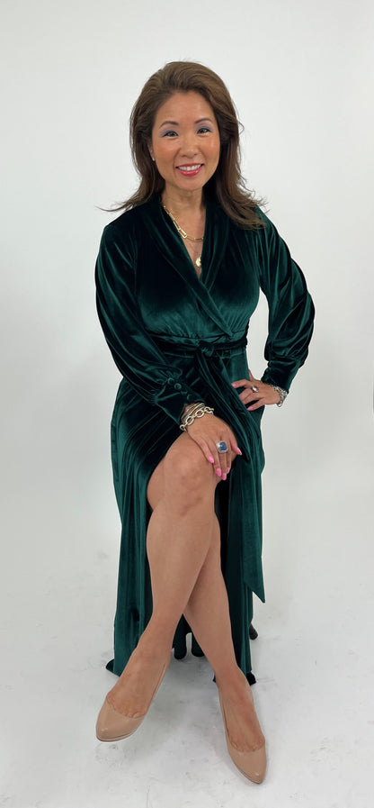 Green-Rose Kernael Robe